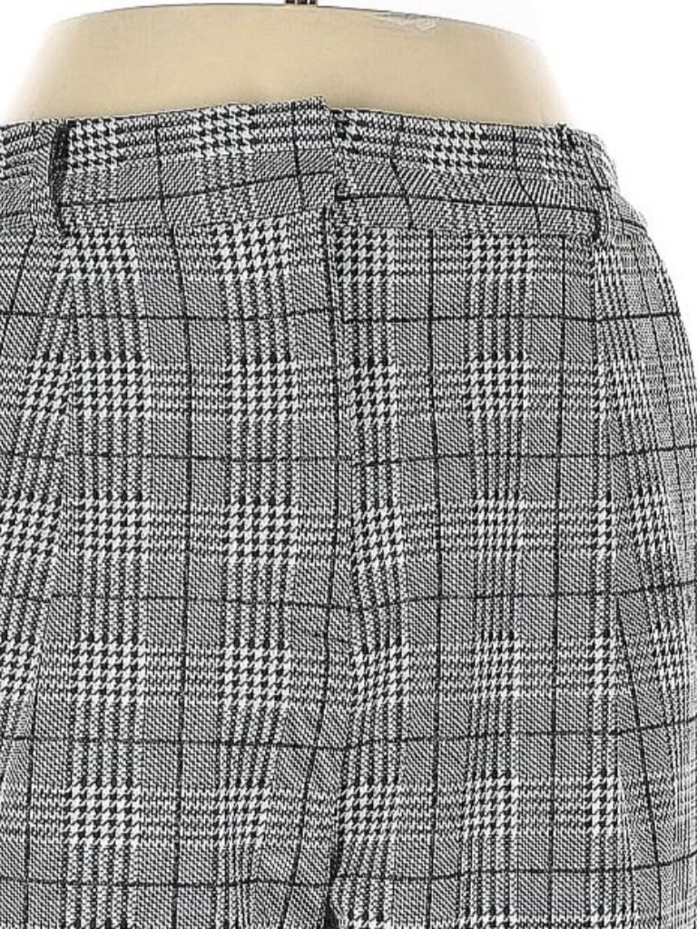 Grace Karin S Black & White Plaid Trousers
